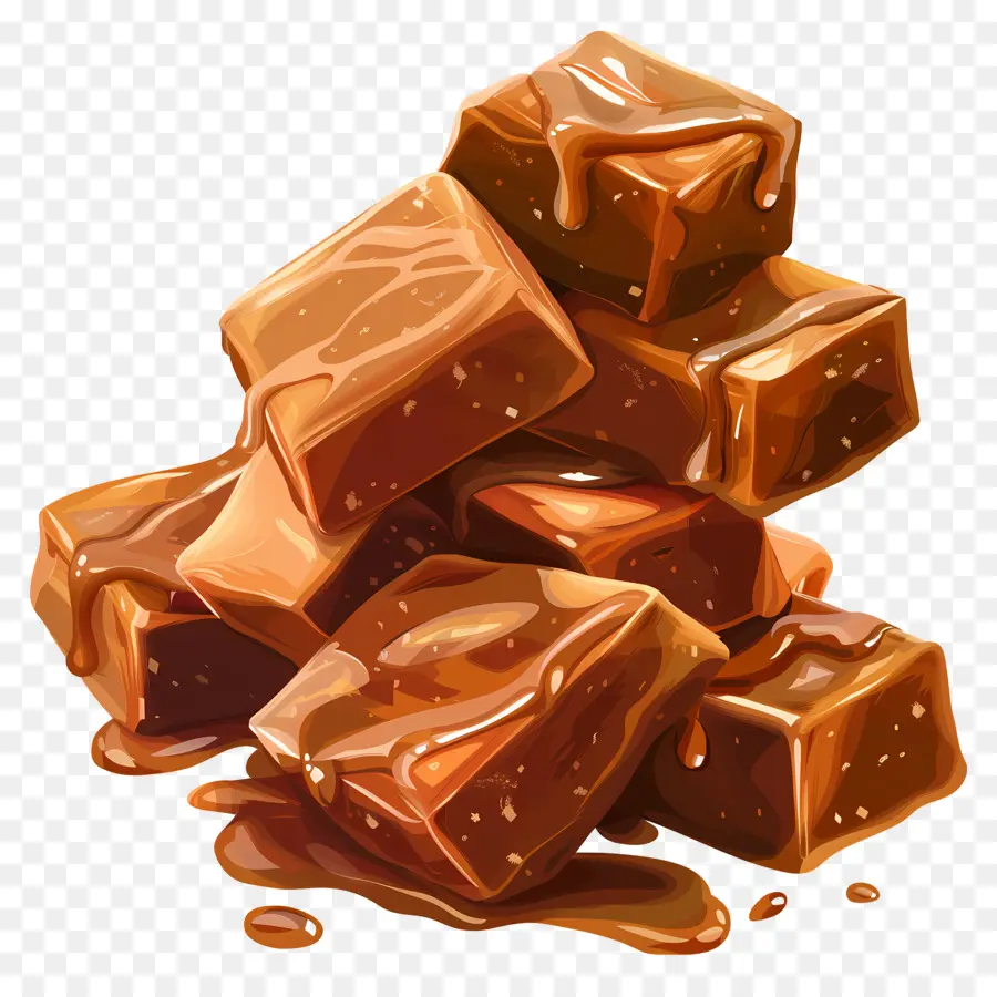 توفي الكراميل，حلوى الشوكولاته PNG