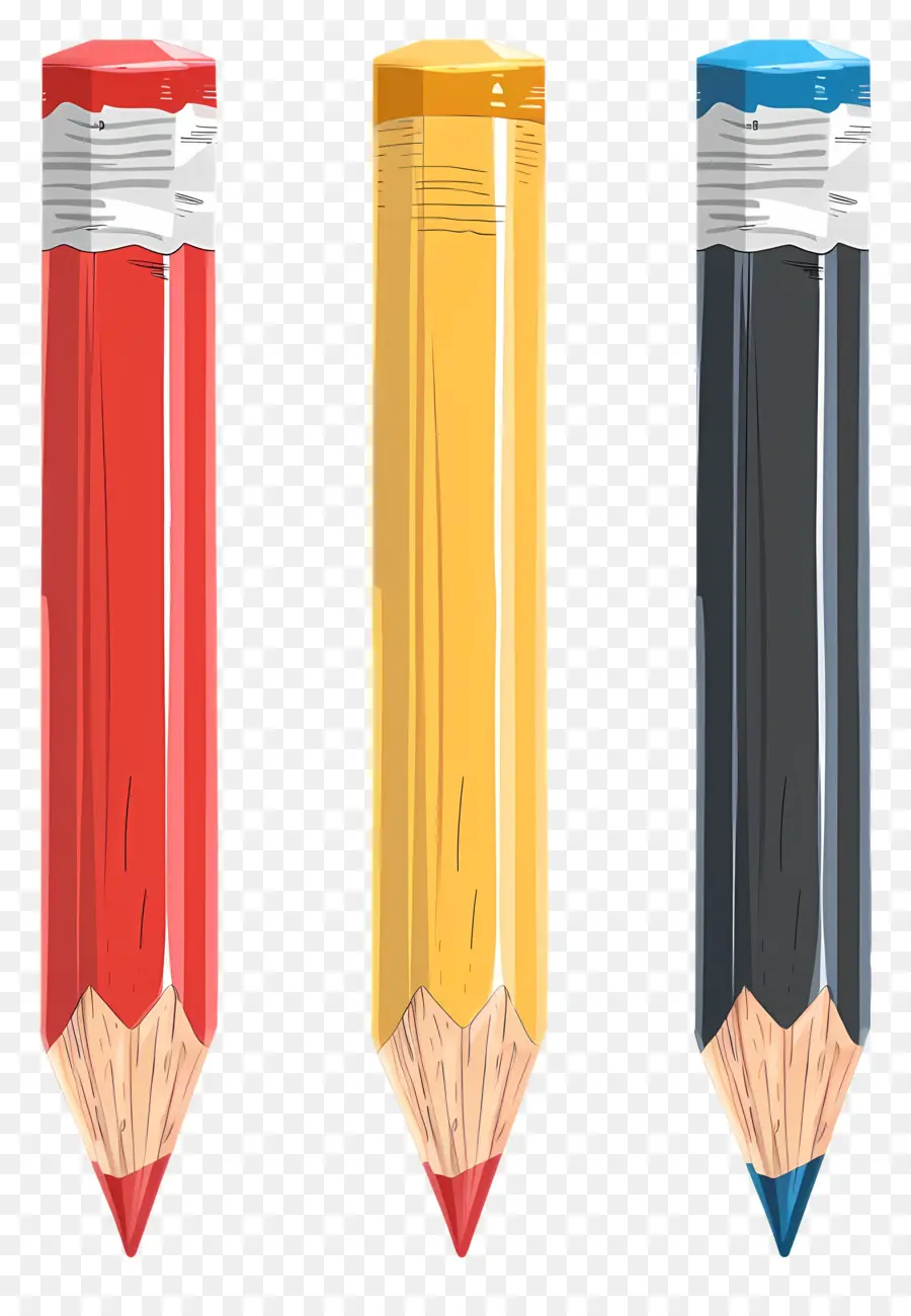 أقلام الرصاص，الأقلام الملونة PNG