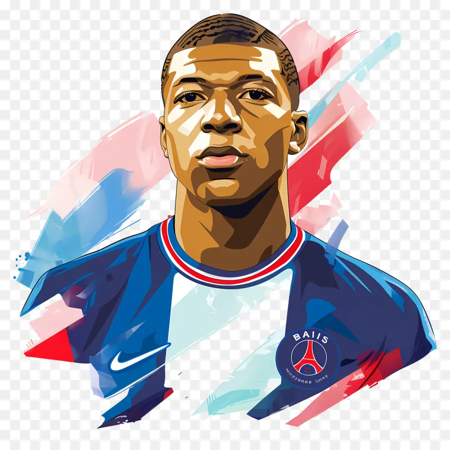 Kylian Mbappé，لاعب كرة القدم PNG