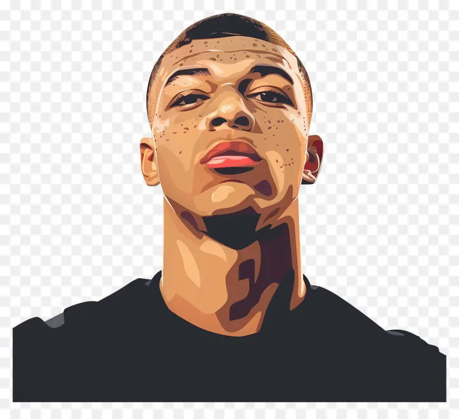 Kylian Mbappé，الملف الشخصي PNG