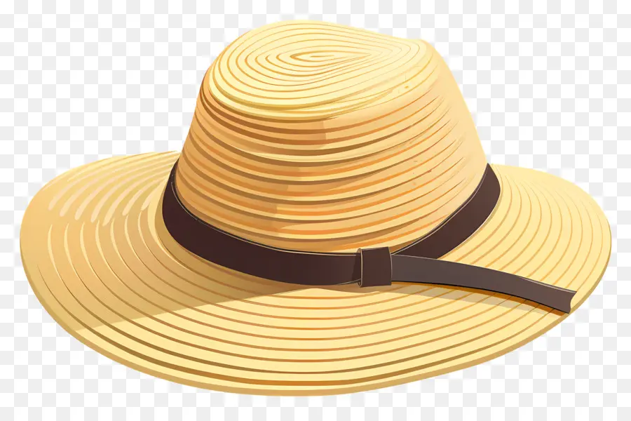 قبعة الشمس，قبعة القش PNG