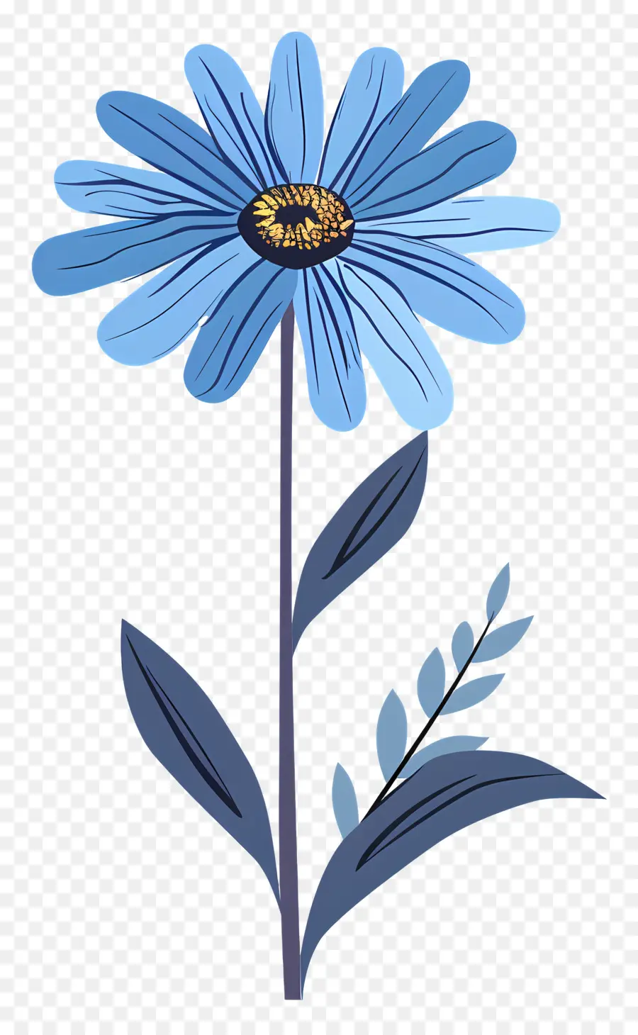 الأزرق ديزي，بتلات الزهور PNG
