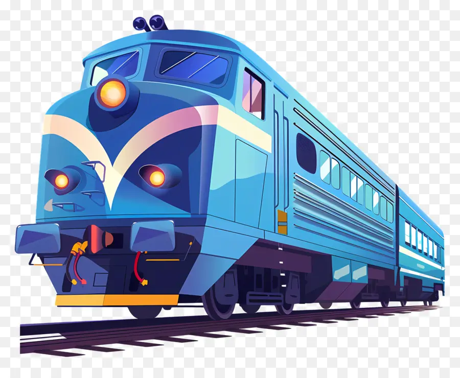 القطار，القطار الأزرق PNG