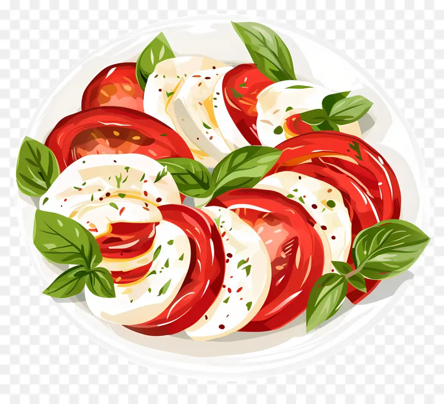 سلطة كابريزي，الطماطم PNG
