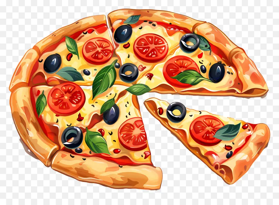 البيتزا，الطبقة PNG