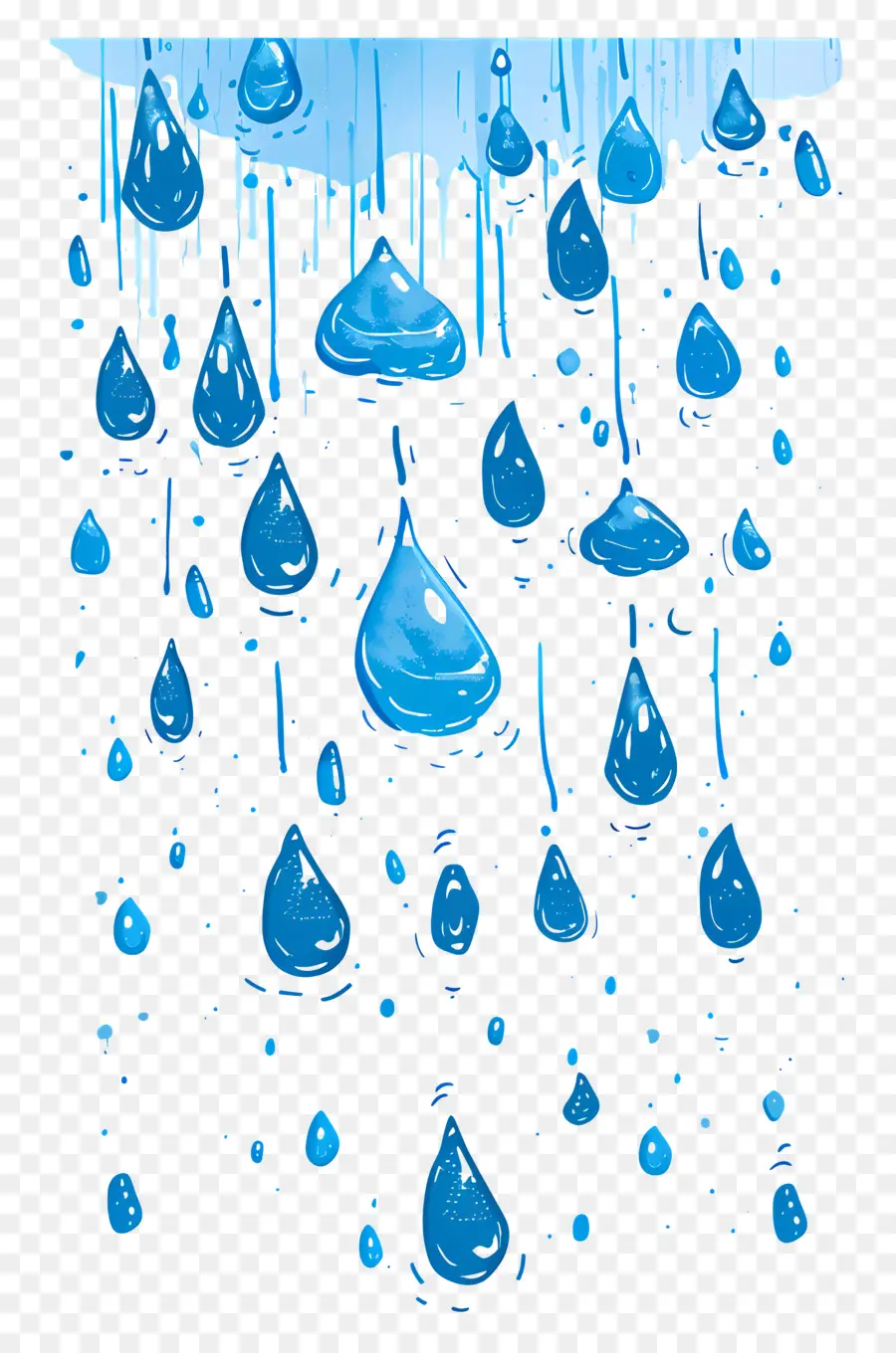 المطر，قطرات المطر PNG