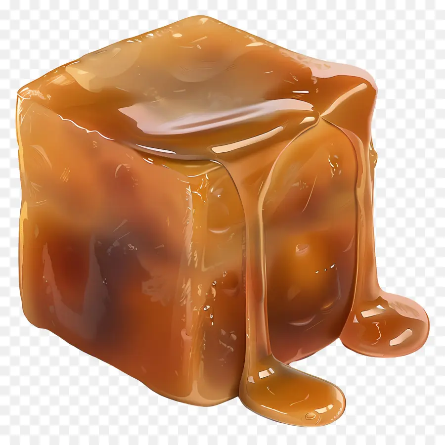 كراميل مكعب，CARAMEL CARAMEL CUBE PNG