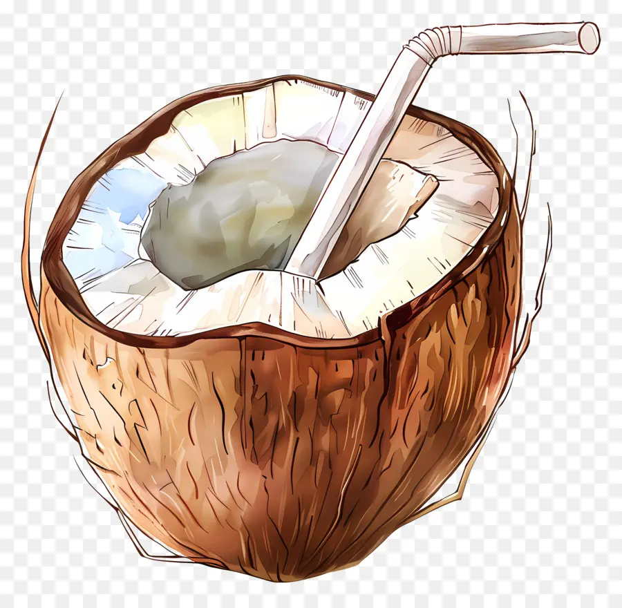 جوز الهند الشراب，الاستوائية شرب PNG