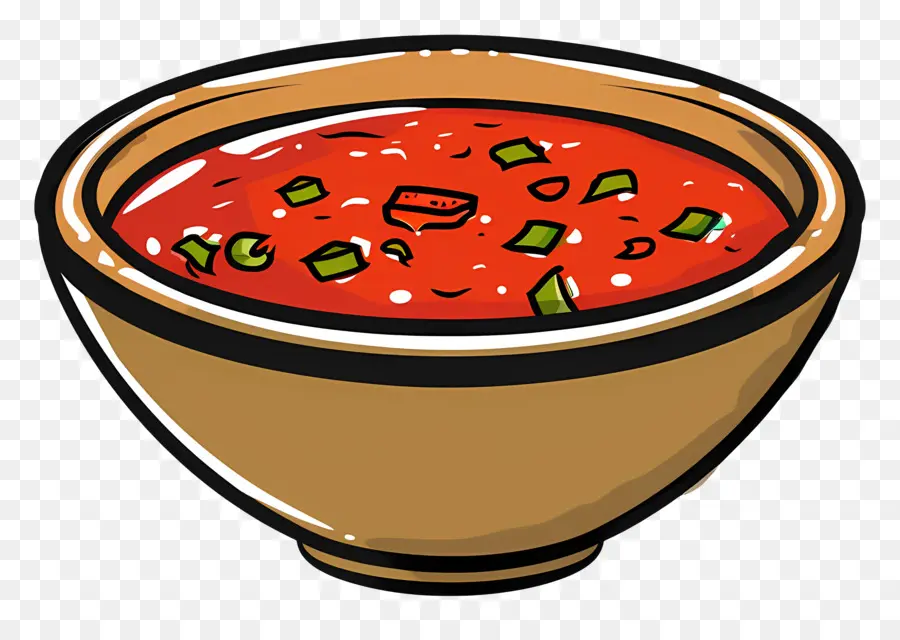 السالسا，حساء الطماطم PNG