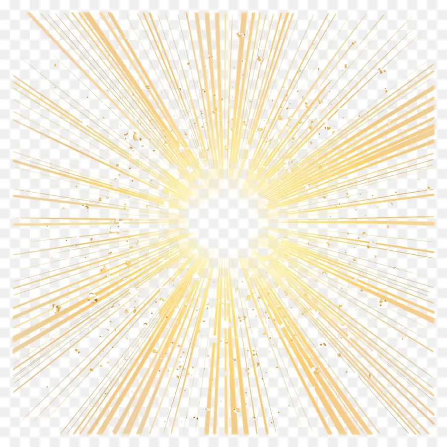 نور مقدس，Golden Sunburst PNG