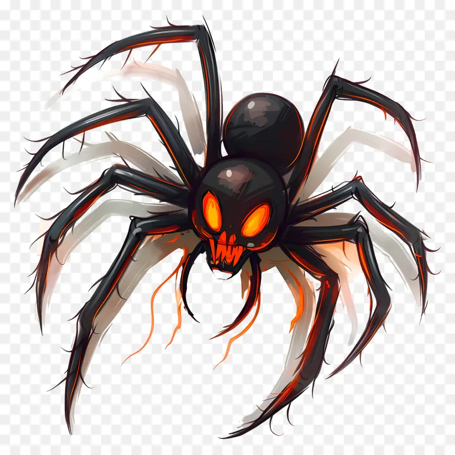 هالوين العنكبوت，العنكبوت الأسود PNG