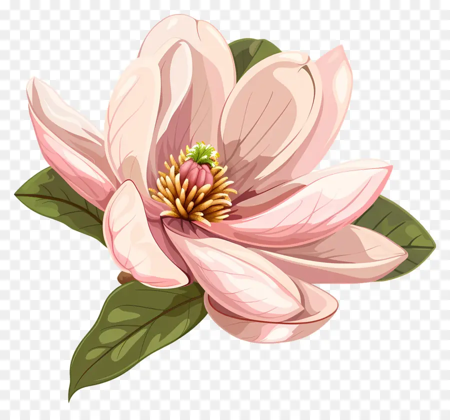 زهرة ماغنوليا，زهرة الوردي PNG