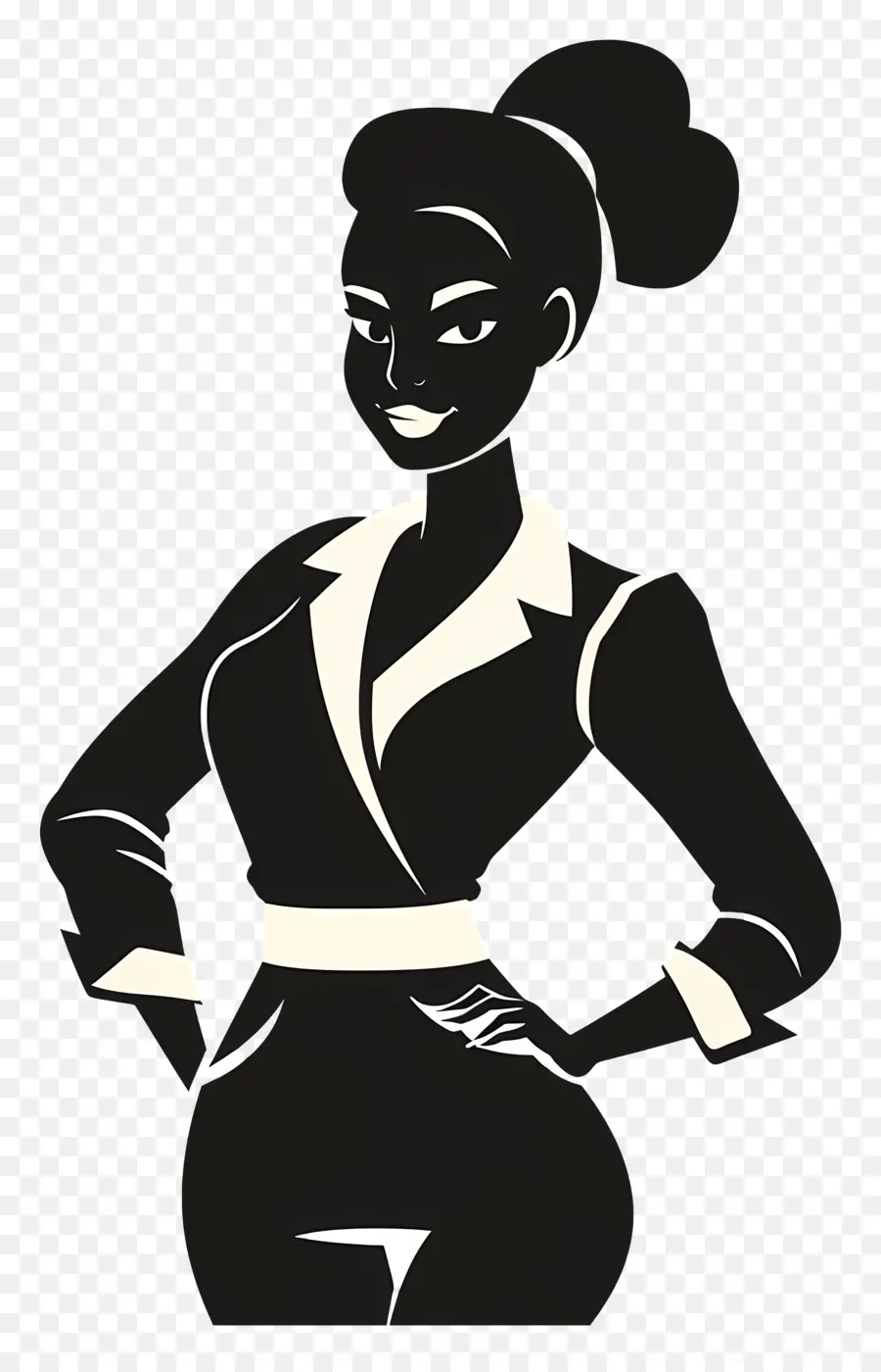 امرأة，ملابس المكتب PNG