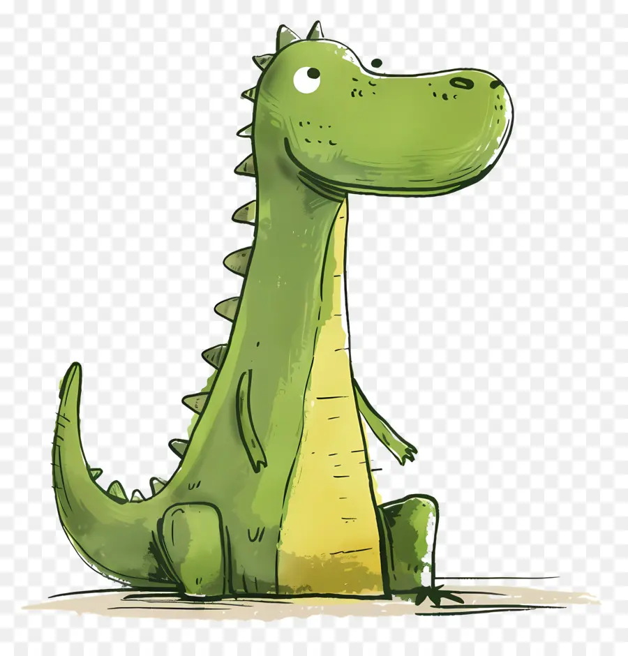 الكرتون ديناصور，التمساح PNG