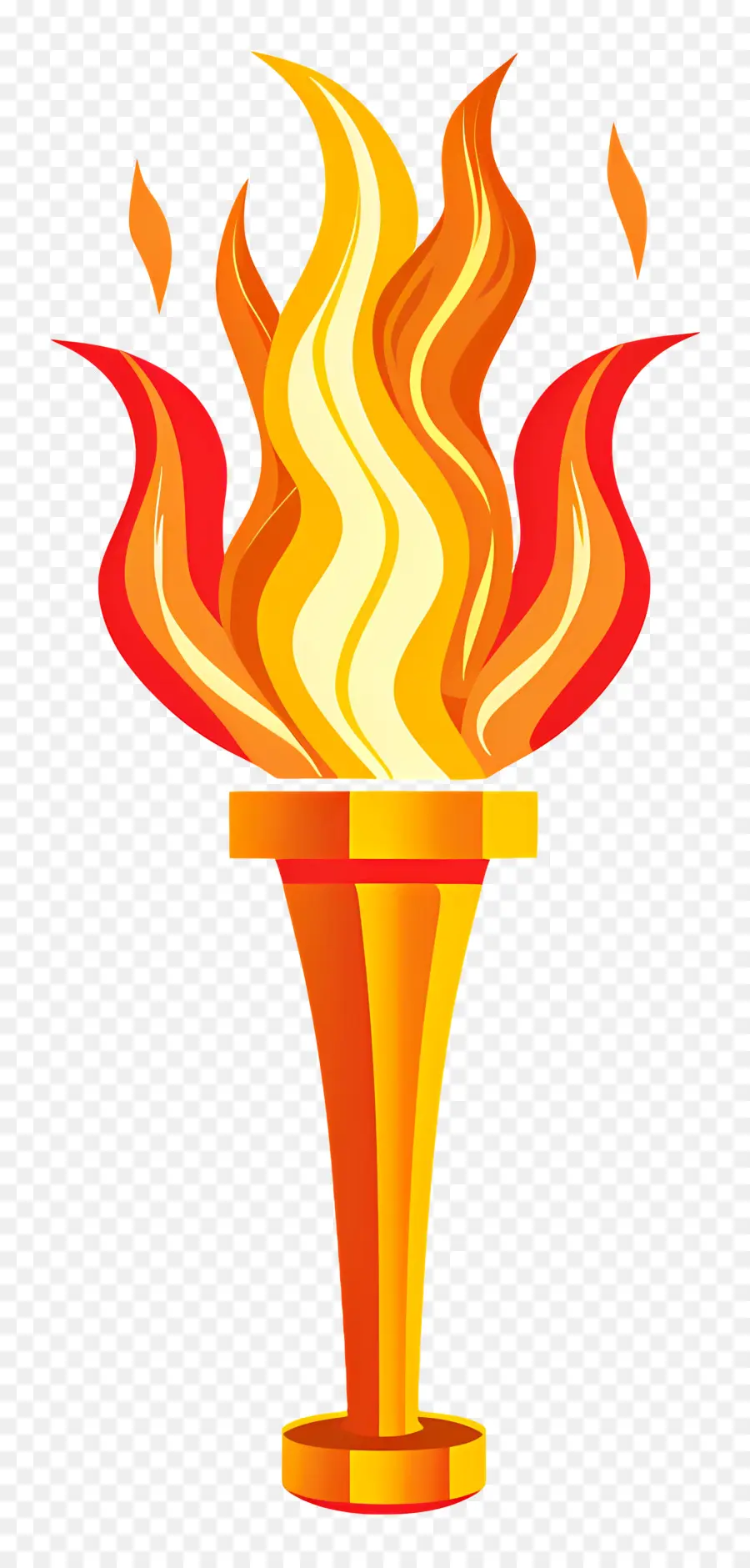 الشعلة الأولمبية，حفرة النار PNG