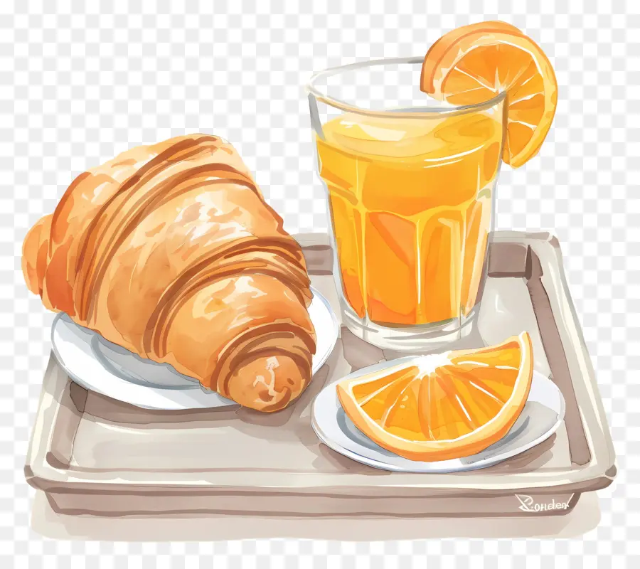 الإفطار，عصير البرتقال PNG