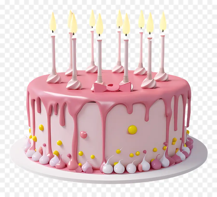 كعكة الوردي，كعكة عيد ميلاد PNG