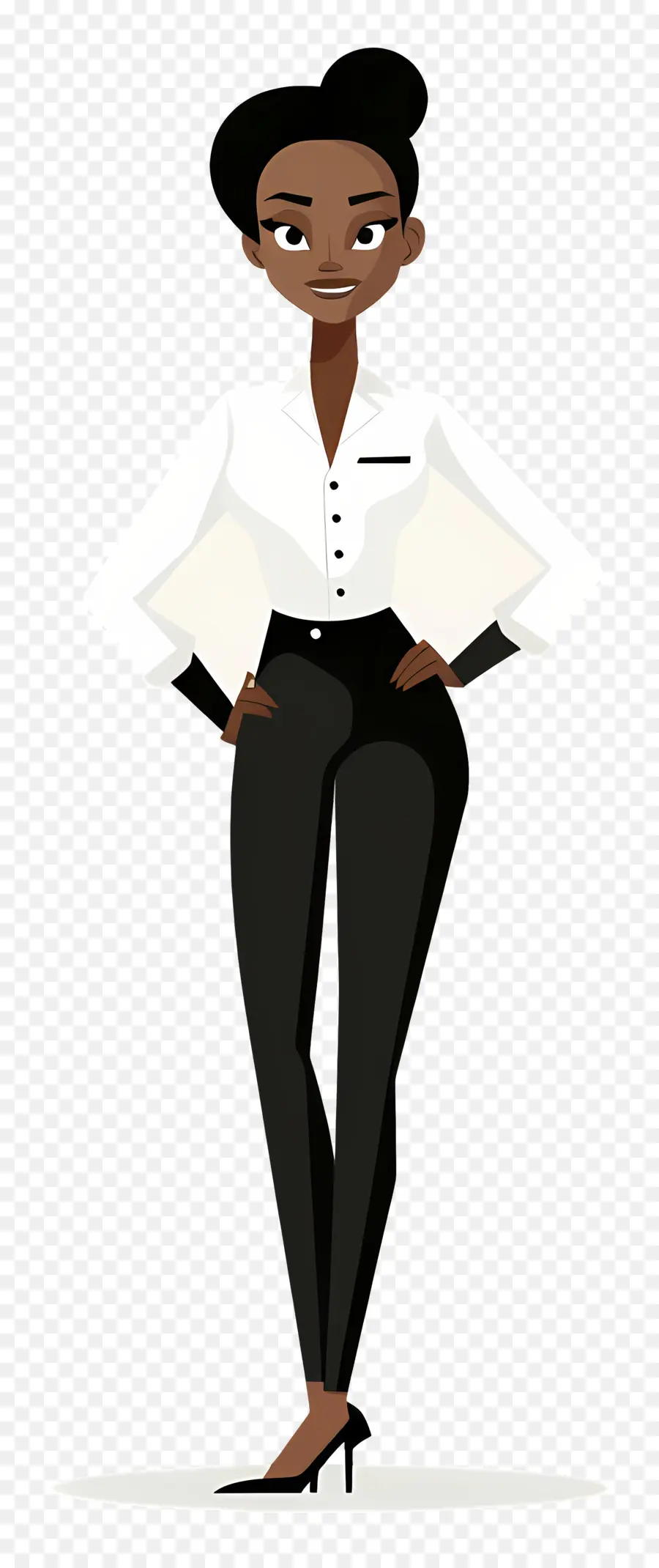 امرأة，ملابس المكتب PNG