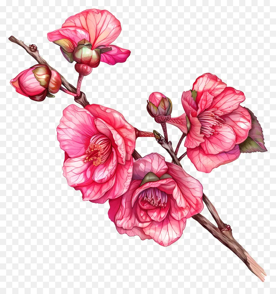 بيجونيا زهرة，أزهار الخوخ PNG