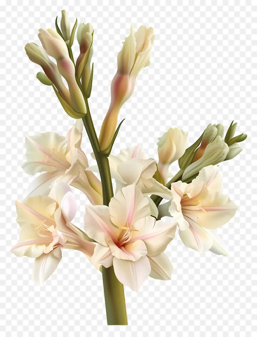 زهرة السل，الزهور البيضاء PNG