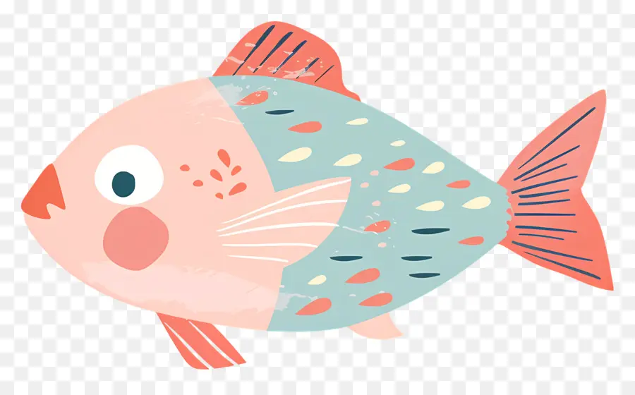 الكرتون الأسماك，السمك الوردي PNG