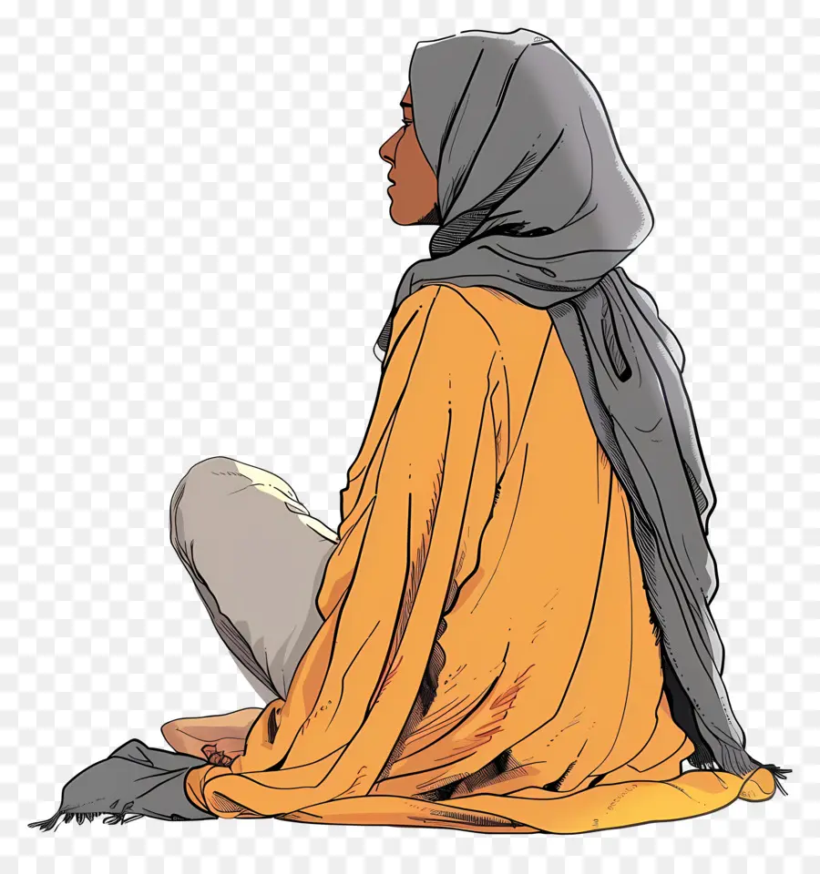 امرأة في الحجاب，الحجاب PNG