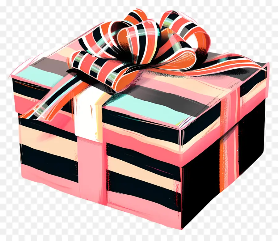 هدية مربع，هدية التفاف PNG