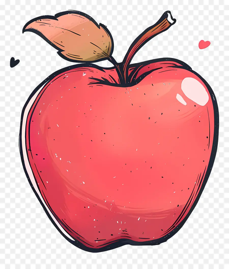 الكرتون أبل，التفاح الأحمر PNG