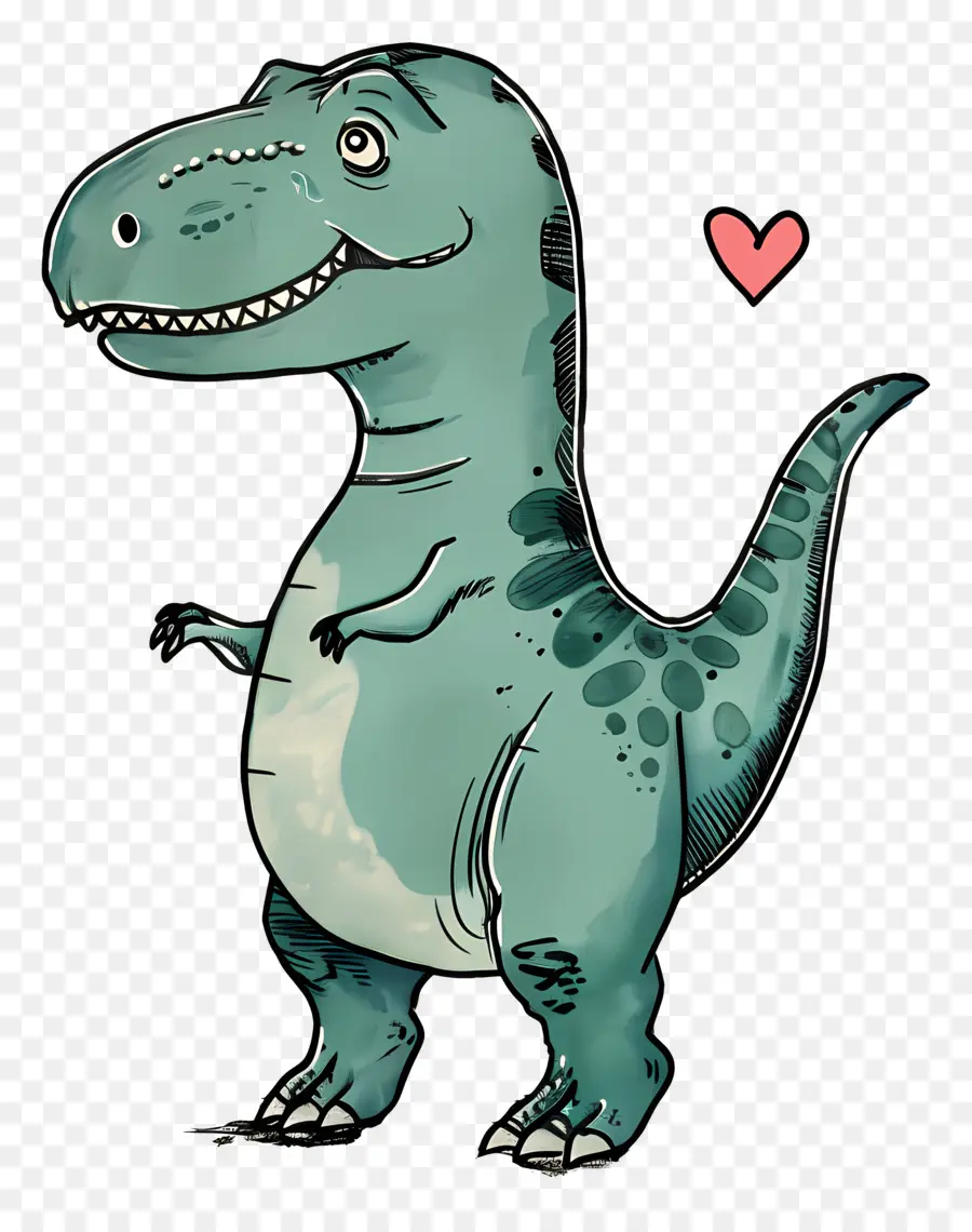 الكرتون ديناصور，الديناصورات الخضراء PNG
