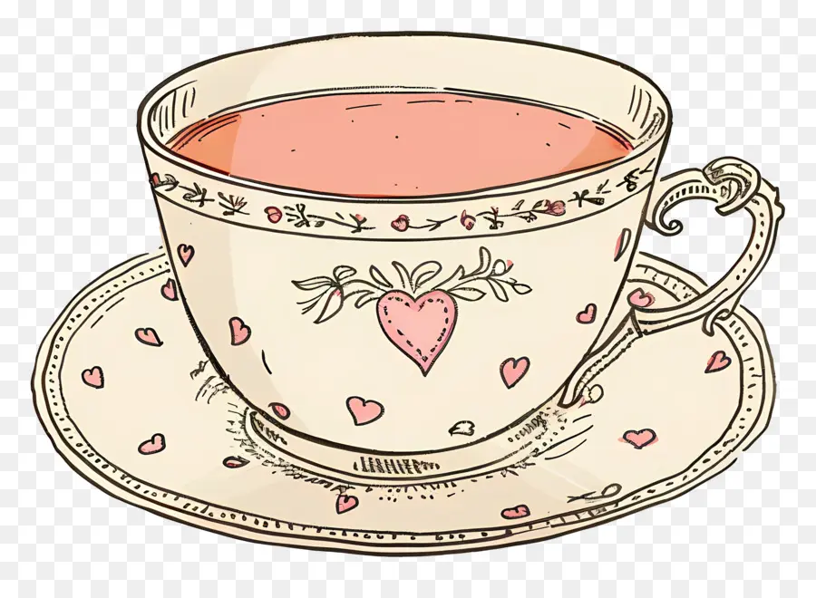 شاي الكرتون，الشاي PNG