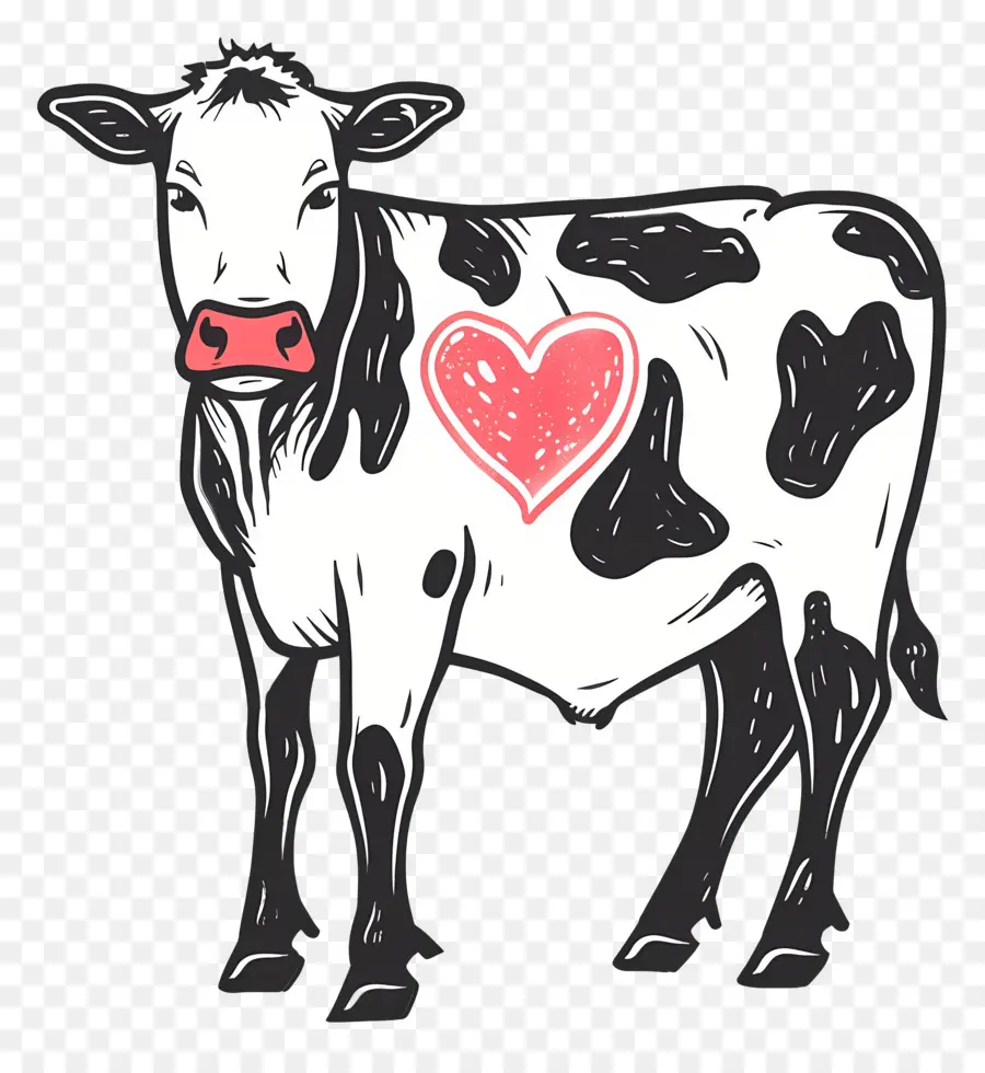 الكرتون البقرة，توضيح البقرة PNG