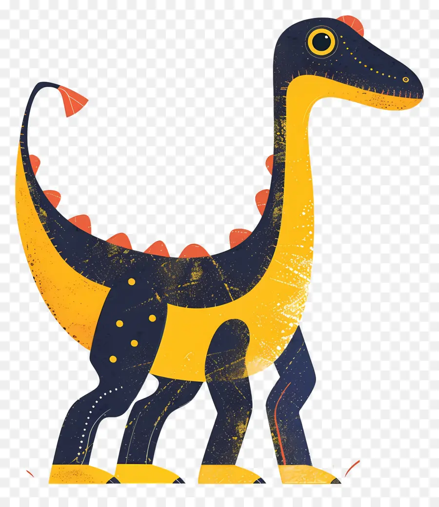 ديناصور，ذيل طويل PNG