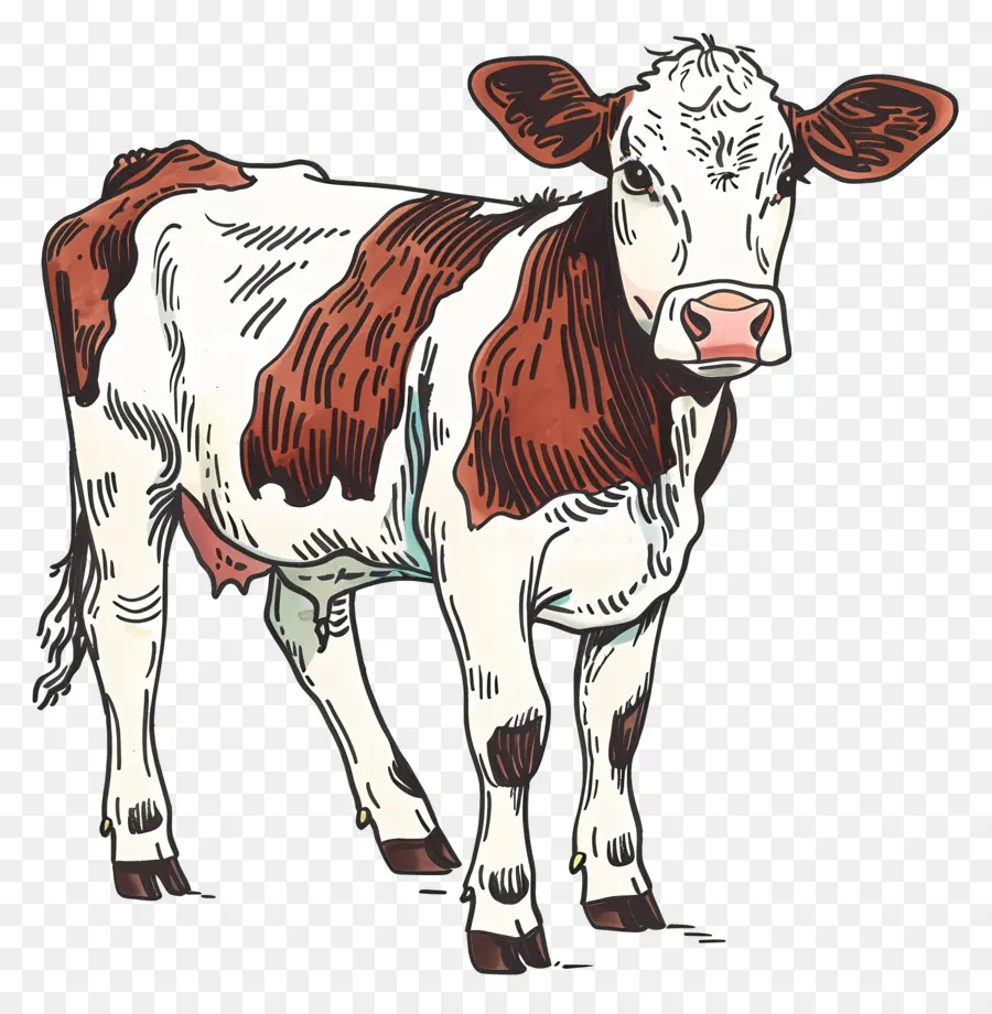 الكرتون البقرة，البقرة PNG