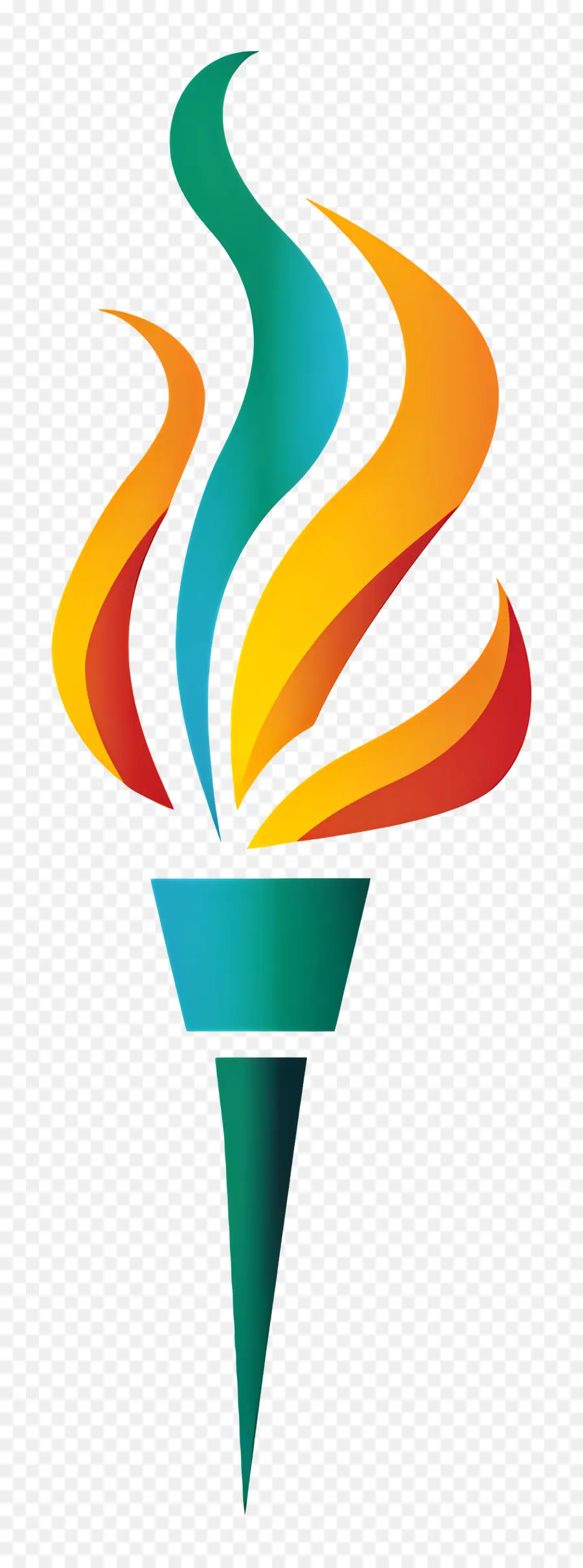 الشعلة الأولمبية，اللهب PNG
