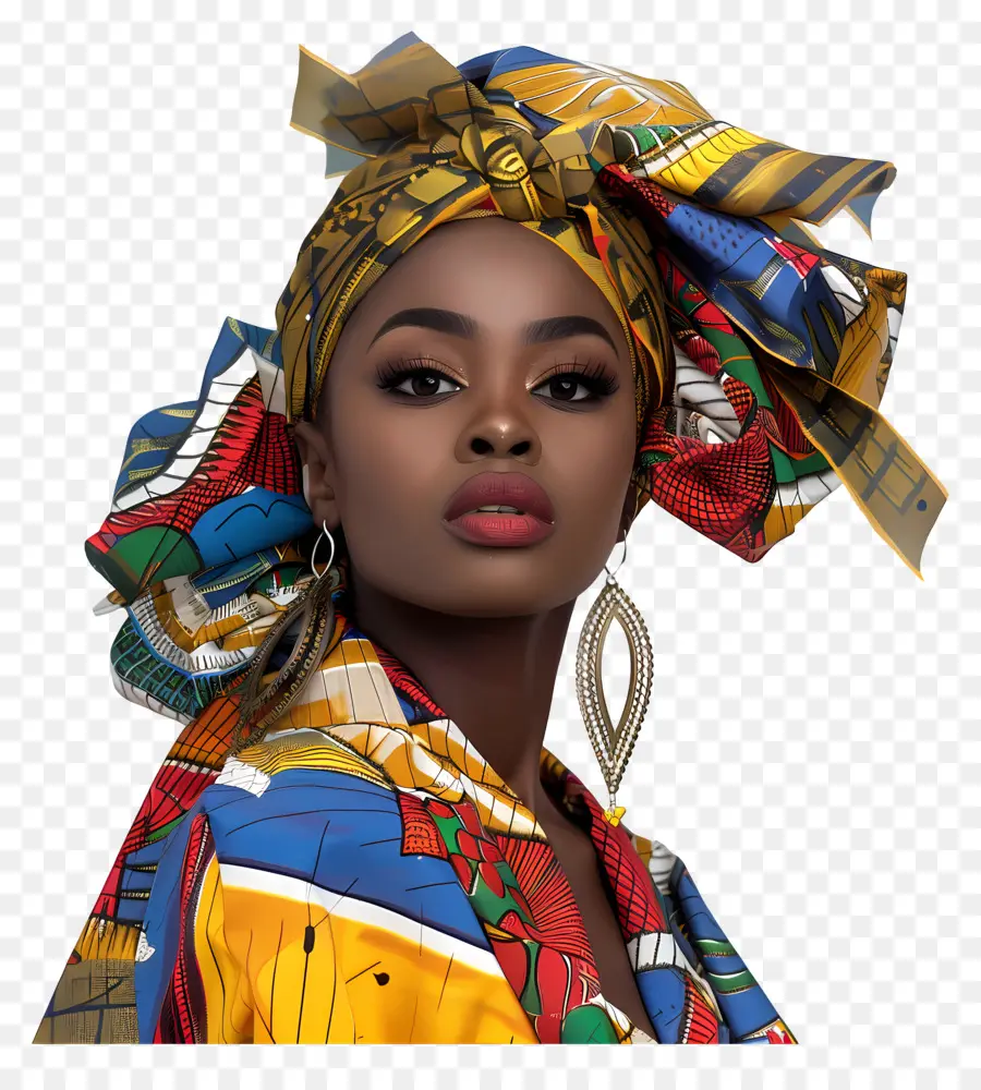 امرأة أفريقية，امرأة سوداء PNG