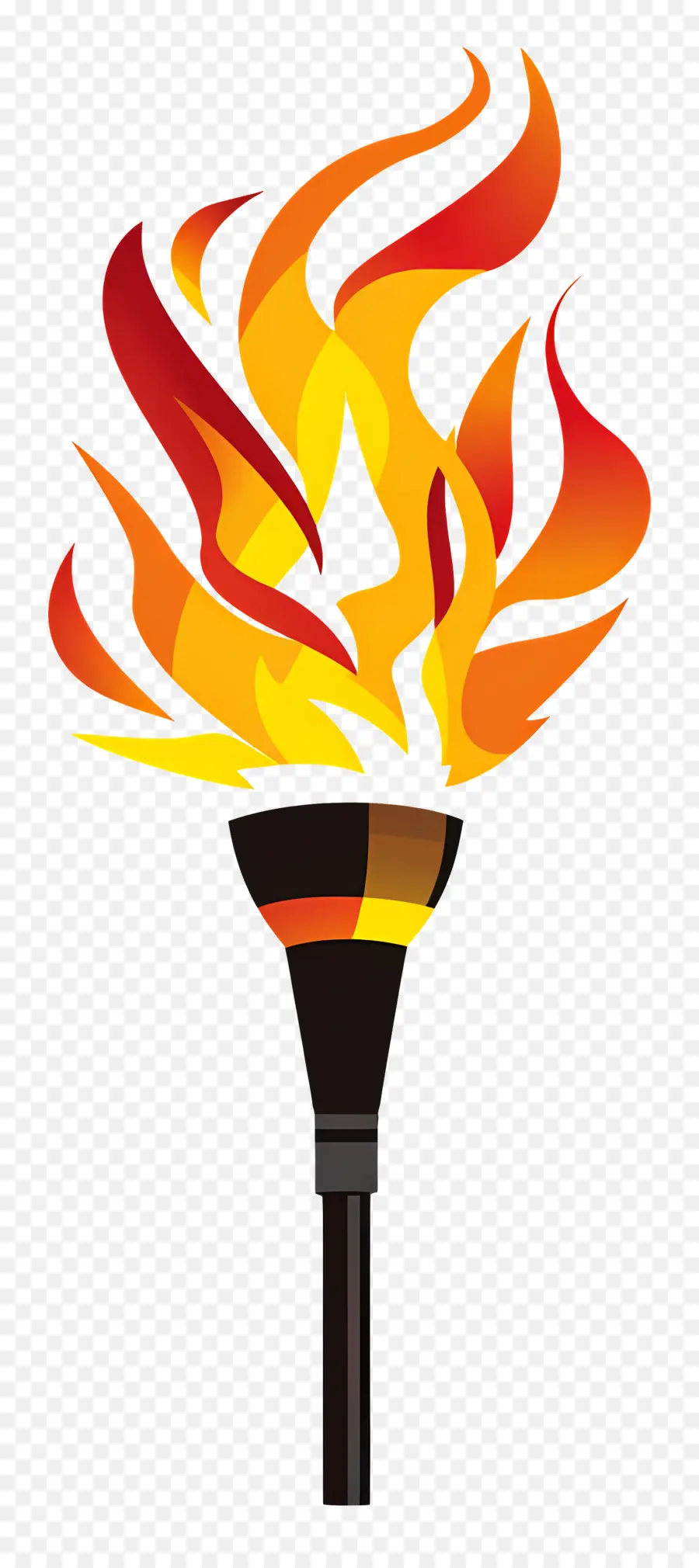 الشعلة الأولمبية，شعلة النار PNG