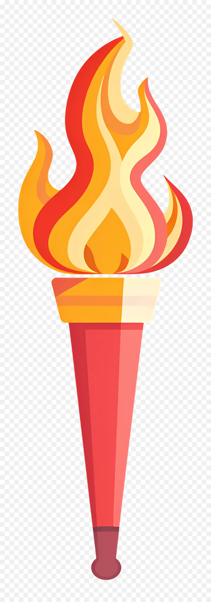 الشعلة الأولمبية，شعلة الشمعة PNG