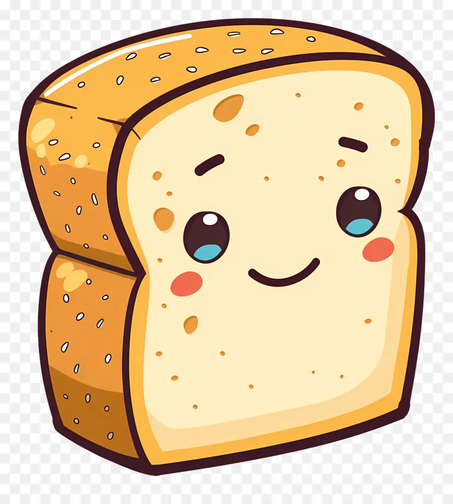 خبز لطيف，نخب يبتسم PNG