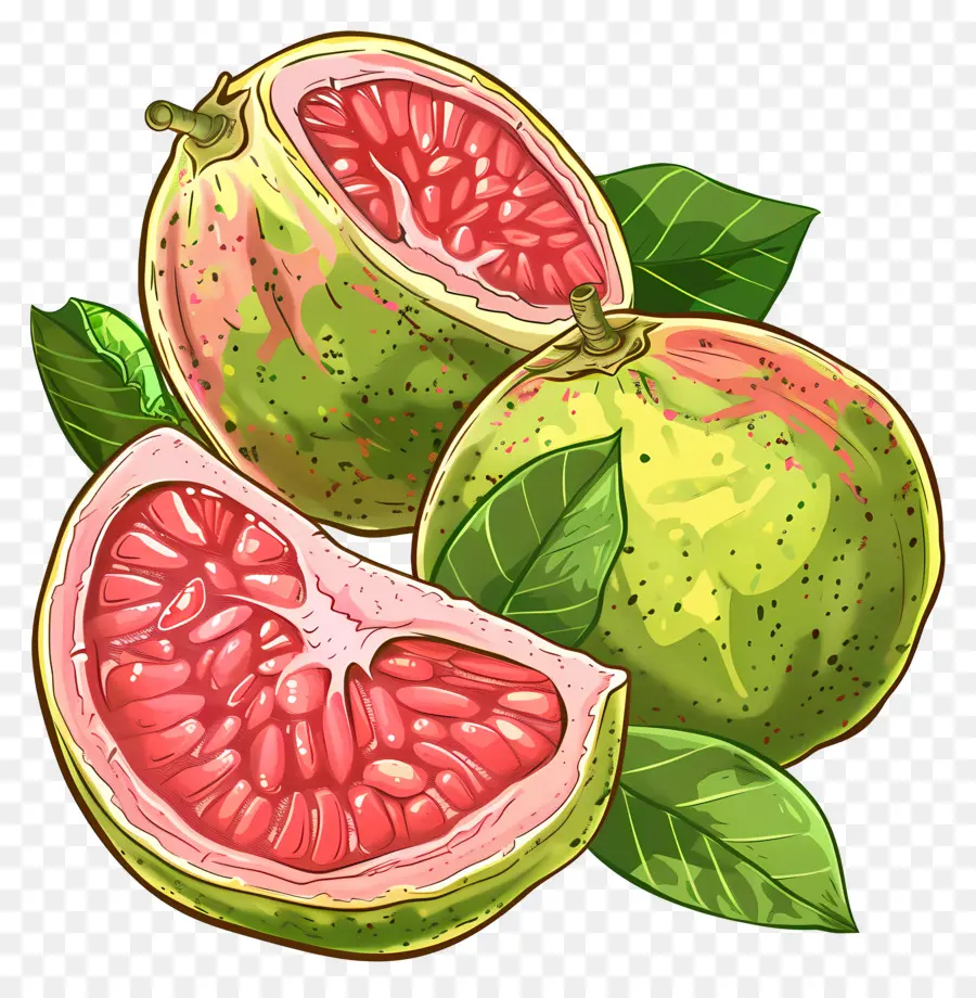 الجوافة，الفاكهة الاستوائية PNG