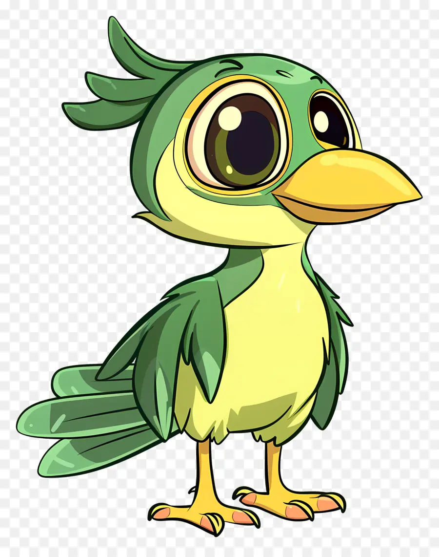 الكرتون الطيور，الأخضر الطيور PNG
