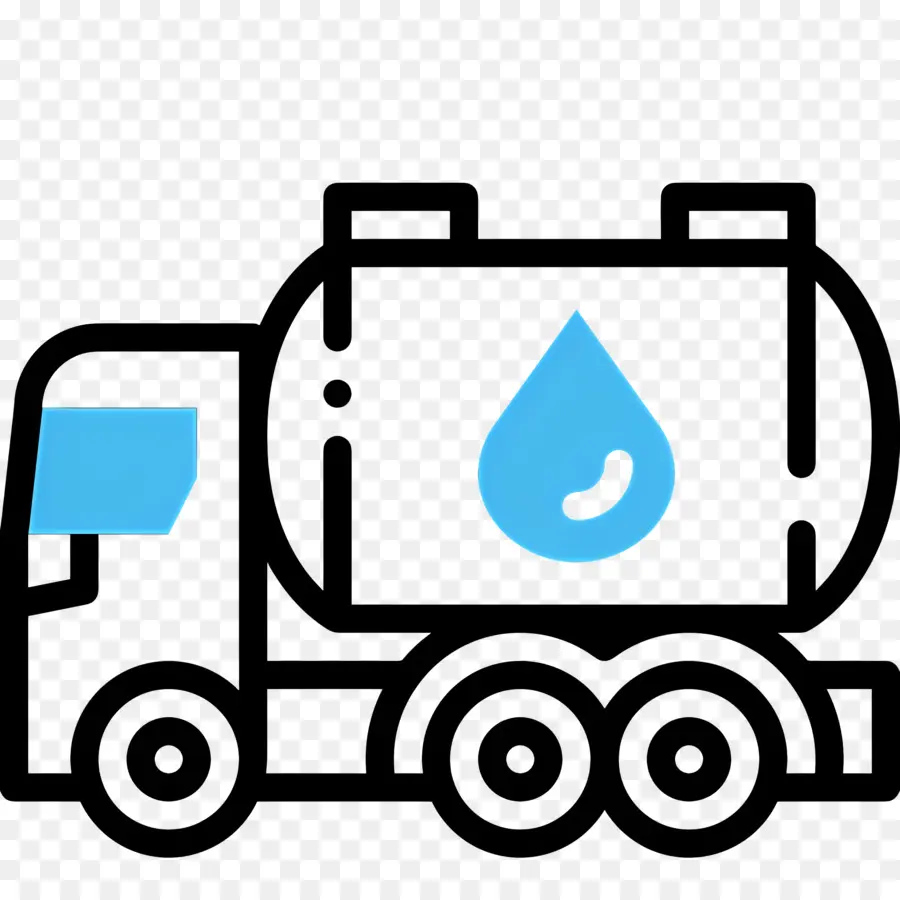 شاحنة خزان المياه，قطرة الماء PNG