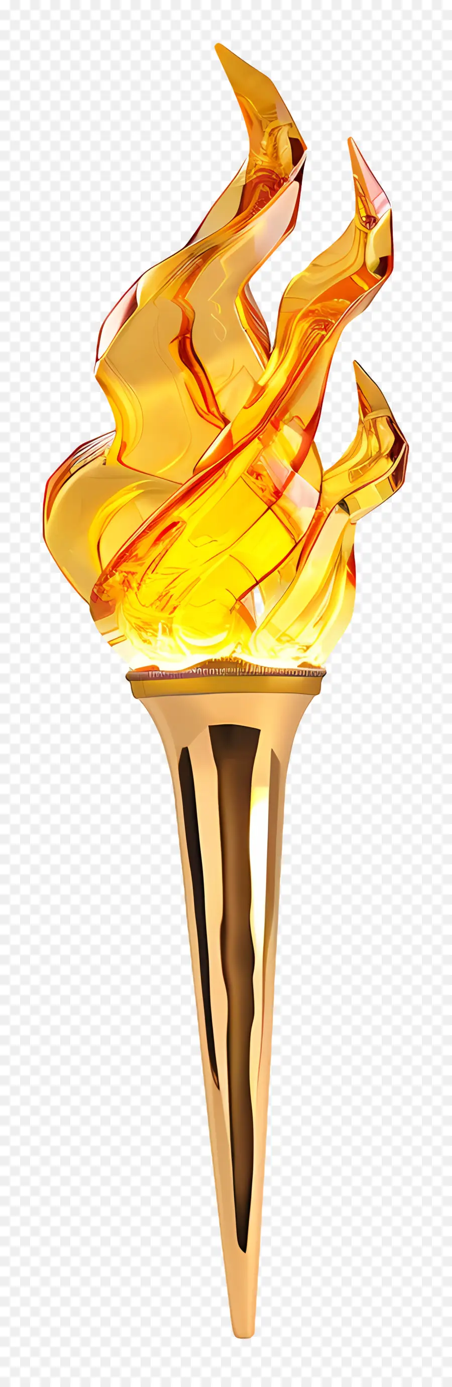 الشعلة الأولمبية，تمثال اللهب PNG