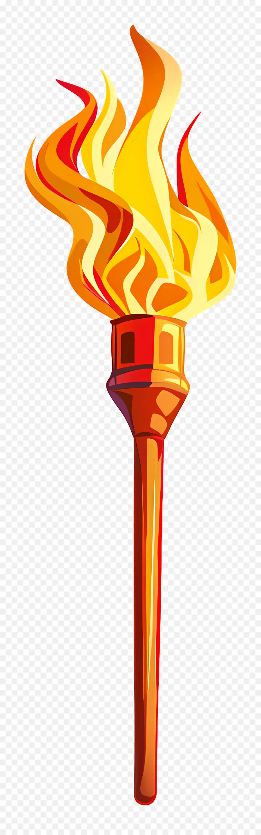 الشعلة الأولمبية，شعلة حرق PNG