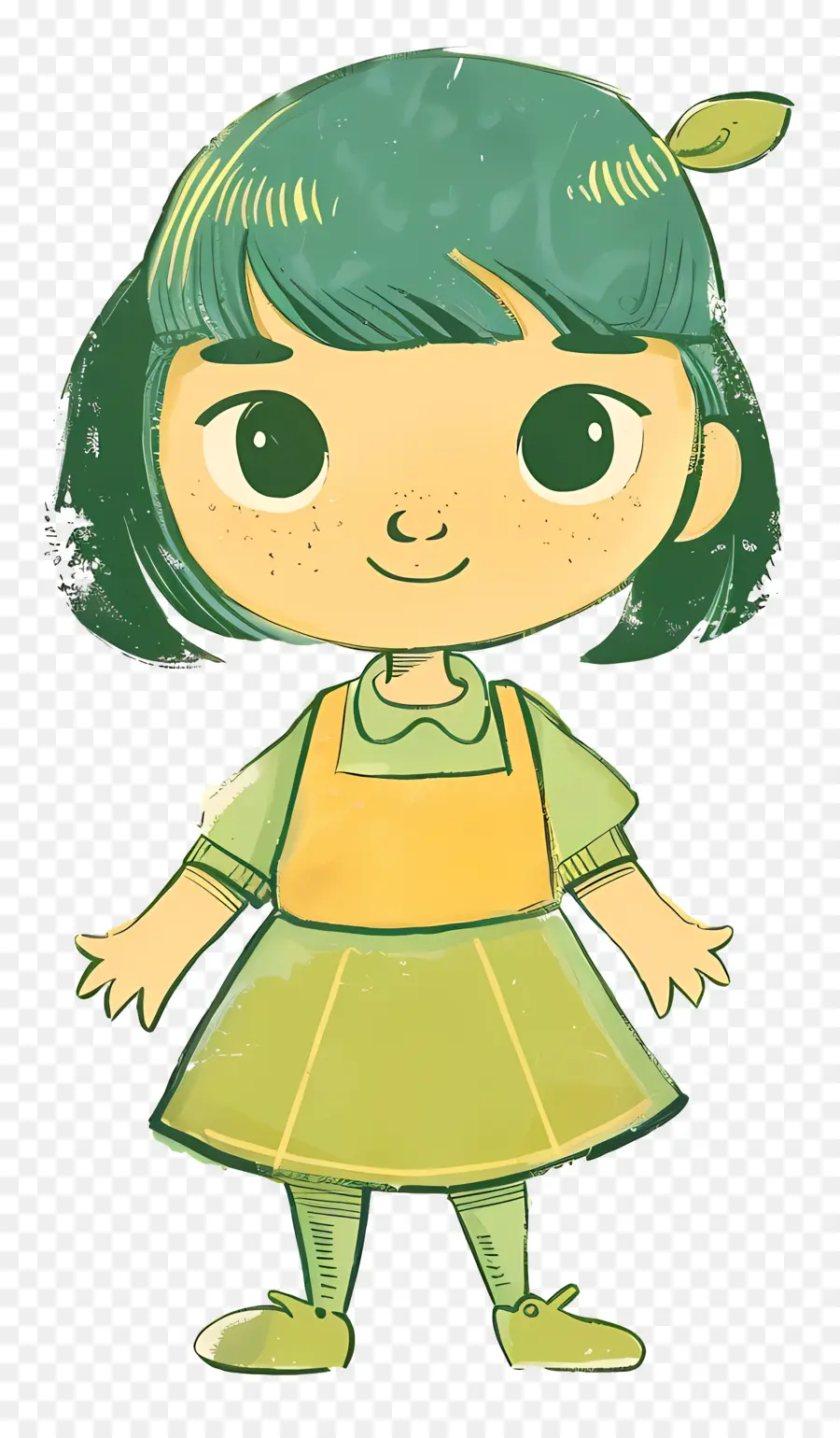 الكرتون طفلة，شخصية للرسوم المتحركة PNG