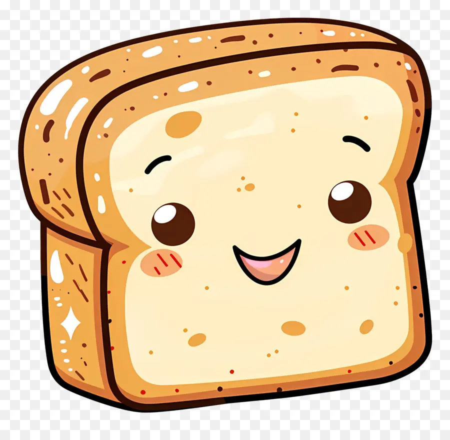خبز لطيف，خبز سعيد PNG