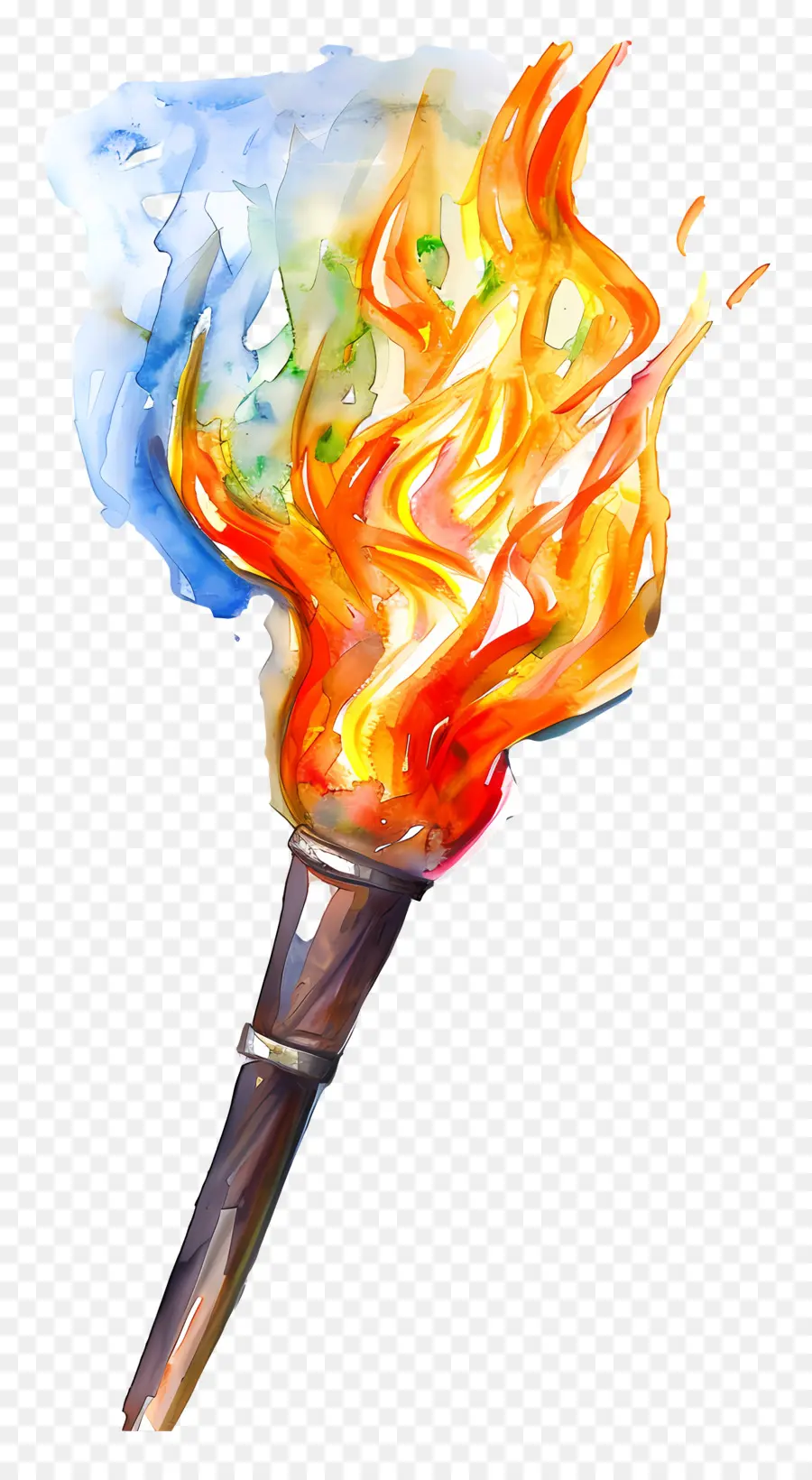 الشعلة الأولمبية，الشعلة المحترقة PNG
