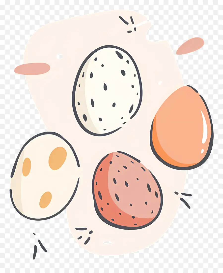 البيض，كسر PNG