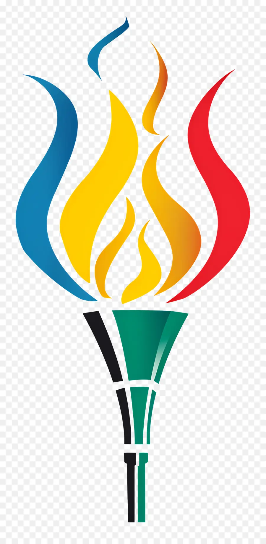 الشعلة الأولمبية，لهب شعار PNG