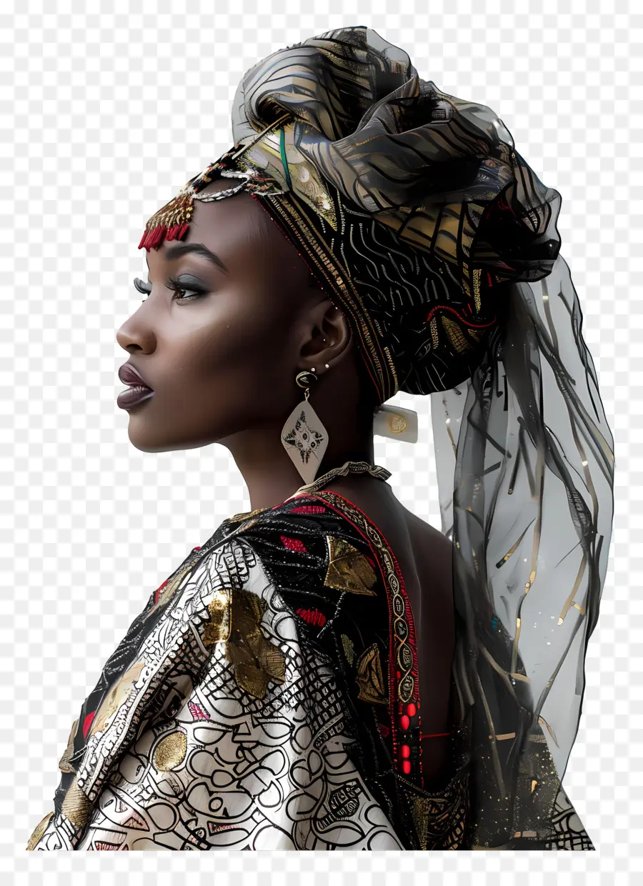 امرأة أفريقية，أزياء أفريقيا PNG