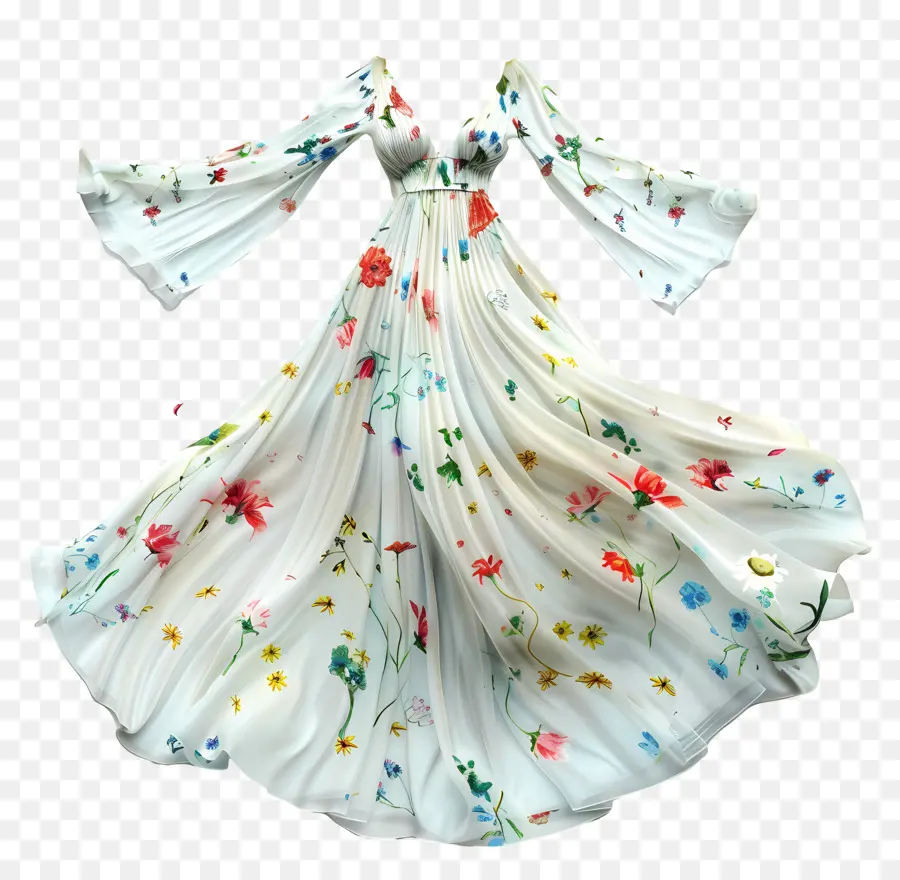 اللباس الصيف，فستان أبيض PNG